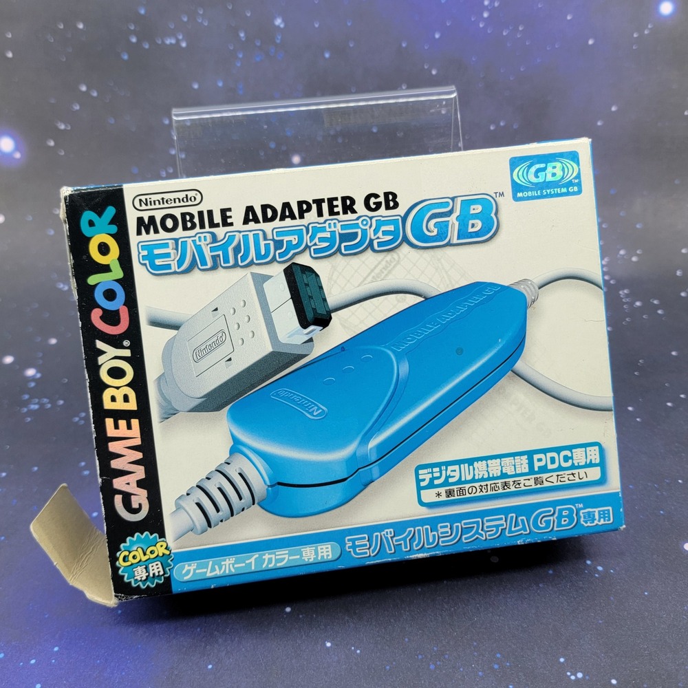 Nintendo Mobile Adapter GB Cable Game Boy Color Japanese Import CIB No Game